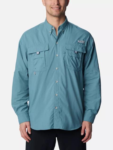 Men’s PFG Bahama™ II Long Sleeve Shirt Tranquil Teal