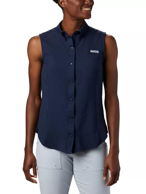 Women’s PFG Tamiami™ Sleeveless Shirt Collegiate Navy