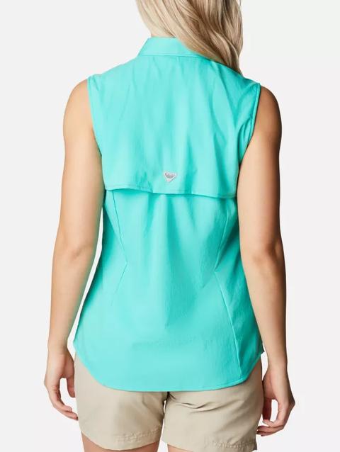 Women’s PFG Tamiami™ Sleeveless Shirt Electric Turquoise