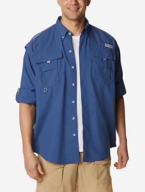 Men’s PFG Bahama™ II Long Sleeve Shirt Night Tide