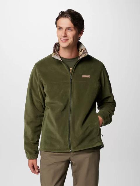 Men's PHG Fleece Jacket Surplus Green, Timberwoods Camo