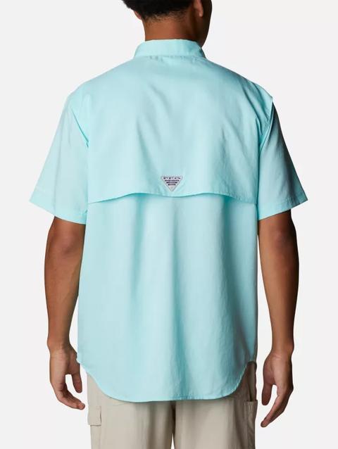 Men's PFG Blood and Guts™ IV Woven Short Sleeve Shirt Gulf Stream