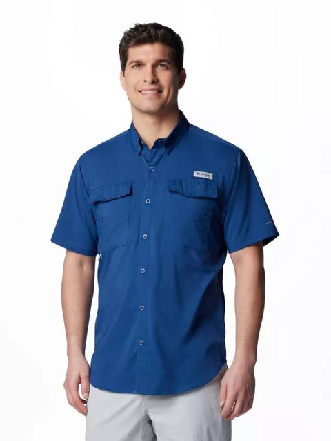 Men's PFG Blood and Guts™ IV Woven Short Sleeve Shirt Carbon