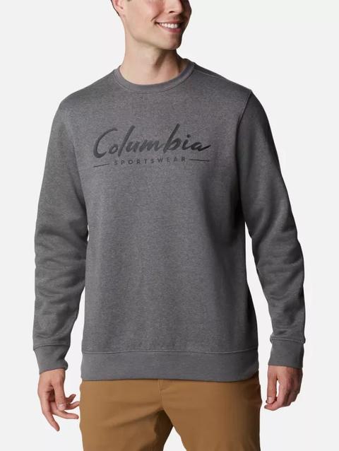 Men's Columbia Trek™ Crew Sweatshirt Charcoal Heather