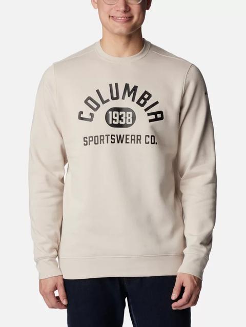 Men's Columbia Trek™ Crew Sweatshirt Dark Stone, College Life Graphic