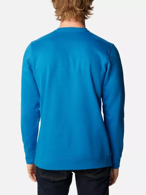 Men's Columbia Trek™ Crew Sweatshirt Bright Indigo, College Life Graphic