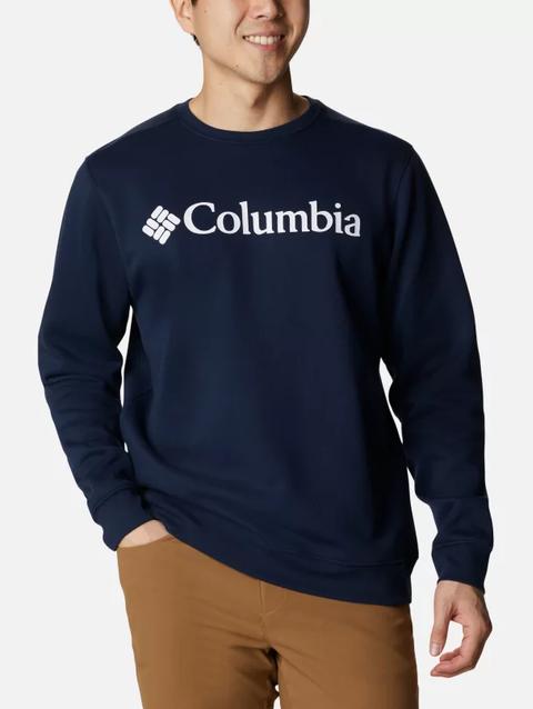 Men's Columbia Trek™ Crew Sweatshirt Collegiate Navy, CSC Branded Logo