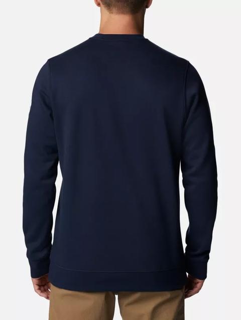 Men's Columbia Trek™ Crew Sweatshirt Collegiate Navy, CSC Sleeve Logo