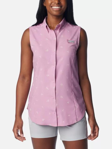 Women’s PFG Super Tamiami™ Sleeveless Shirt Minuet Happy Tides