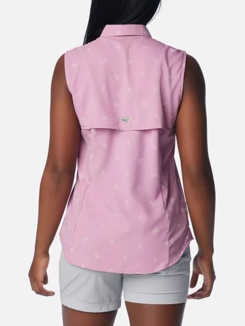 Women’s PFG Super Tamiami™ Sleeveless Shirt Minuet Happy Tides