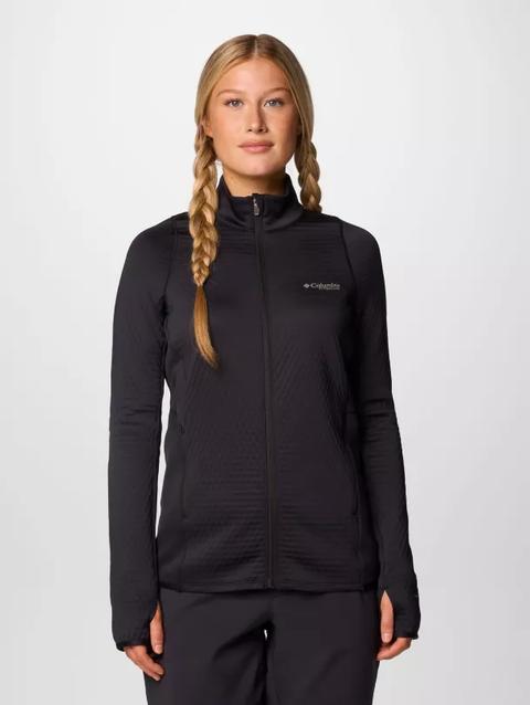 Women's Crystal Leaf™ Omni-Heat™ Helix Full Zip Jacket Black