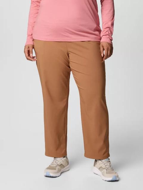 Women's All Seasons™ Pull-On Pants - Plus Size Camel Brown