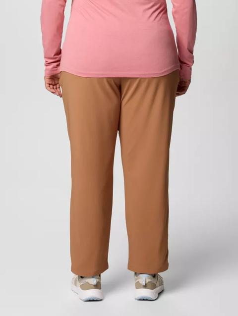 Women's All Seasons™ Pull-On Pants - Plus Size Camel Brown