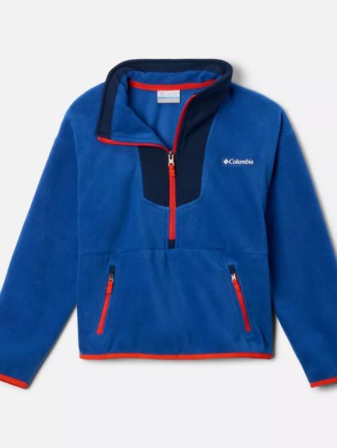 Kids' Sequoia Grove™ Half Zip Fleece Mountain Blue, Collegiate Navy