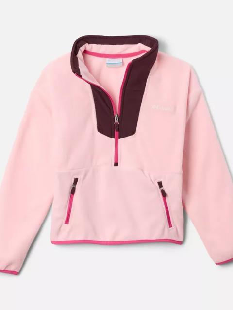 Kids' Sequoia Grove™ Half Zip Fleece Satin Pink, Moonvista