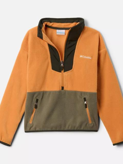 Kids' Sequoia Grove™ Half Zip Fleece Sunstone, Greenscape, Stone Geen