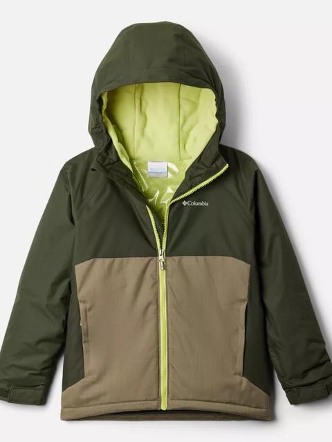 Boys' Alpine Action™ III Jacket Stone Green Melange, Greenscape