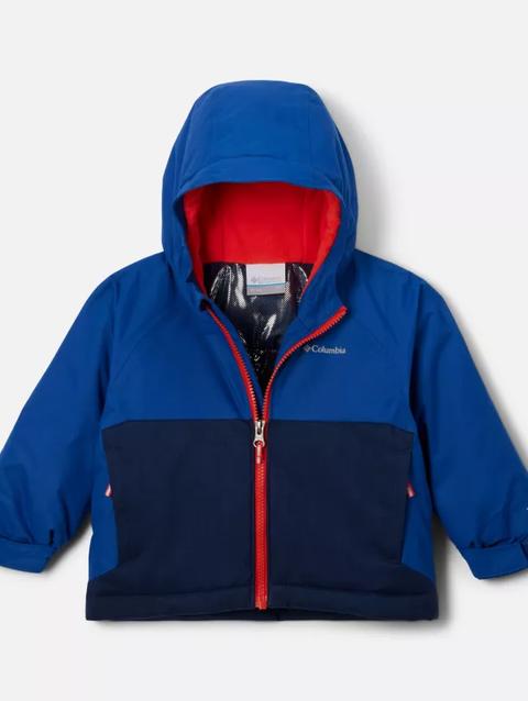 Boys' Toddler Alpine Action™ III Jacket Collegiate Navy Melange, Mountain Blue