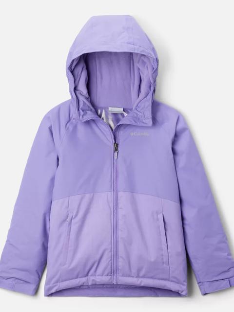 Girls' Alpine Action™ III Jacket Paisley Purple Melange, Paisley Purple