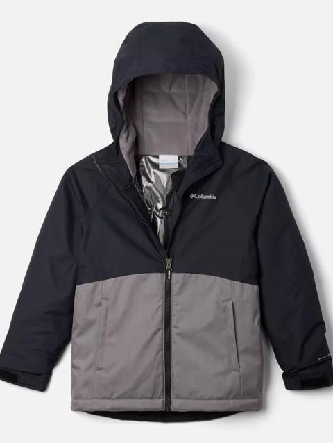 Girls' Alpine Action™ III Jacket City Grey Melange, Black