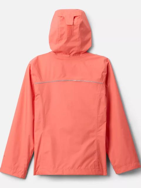 Girls' Arcadia™ Rain Jacket Hot Coral