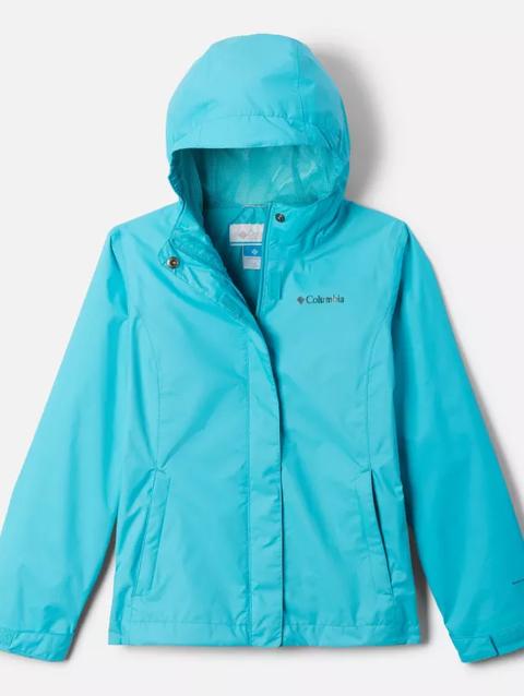 Girls' Arcadia™ Rain Jacket Geyser