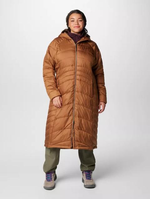 Women's Karis Gale™ Full Length Parka - Plus Size Camel Brown