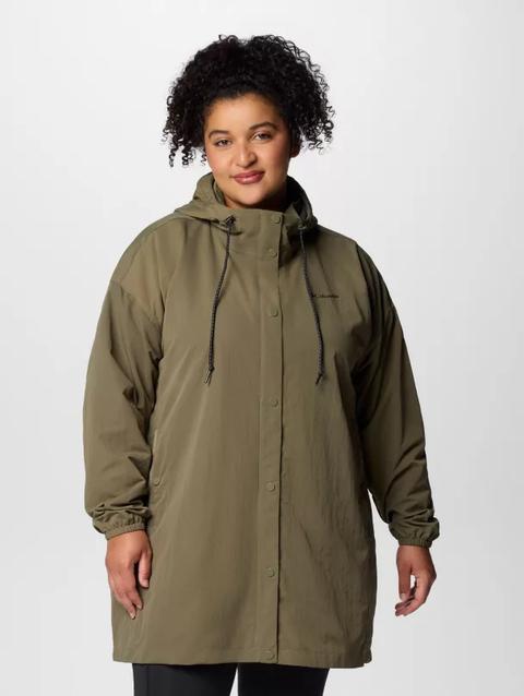 Women's Eastmoreland™ Lined Long Jacket - Plus Size Stone Green