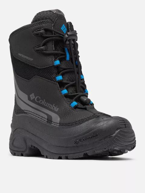 Big Kids' Bugaboot™ Plus V Omni-Heat™ Boot Black, Hyper Blue