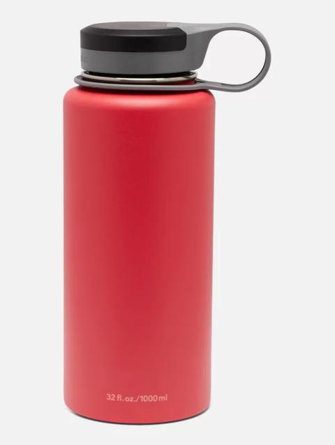 Double-Wall Outdoor Vacuum Bottle - 32 oz Red Hibiscus