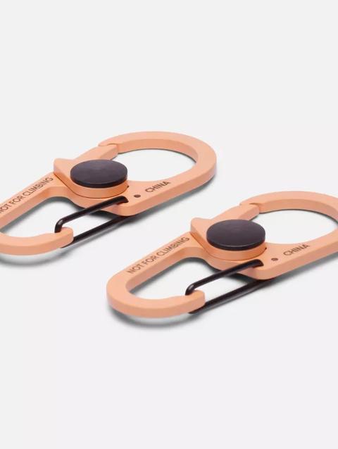 Dual-Clip Carabiner - 2 Pack Apricot Fizz