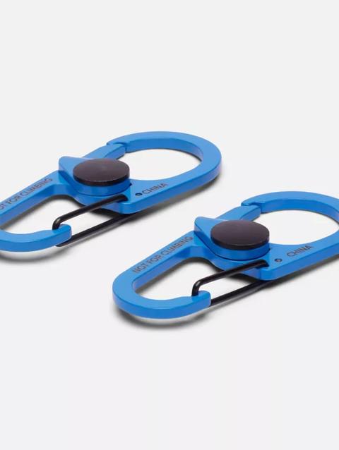 Dual-Clip Carabiner - 2 Pack Azure Blue