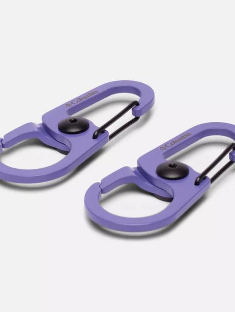 Dual-Clip Carabiner - 2 Pack Purple Lotus