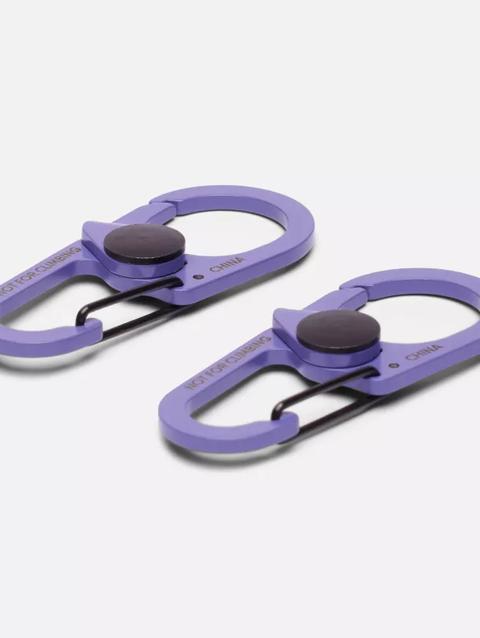 Dual-Clip Carabiner - 2 Pack Purple Lotus