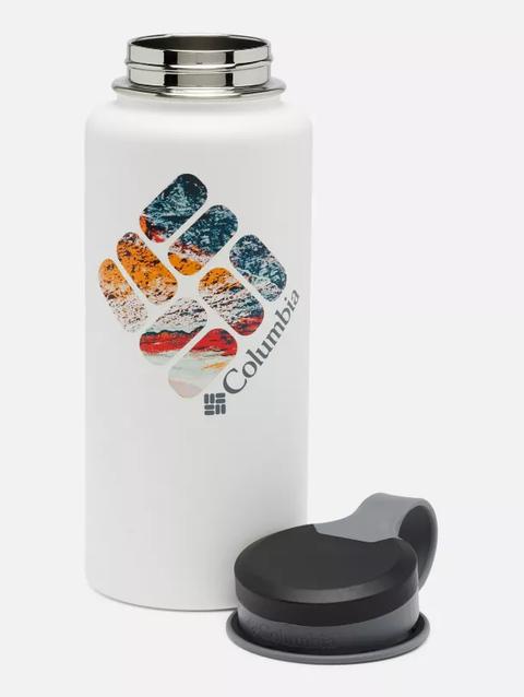 Double Wall Vacuum Bottle - 32oz White  Gem