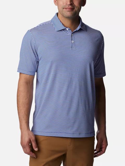 Men's Club Invite Golf Polo Azul