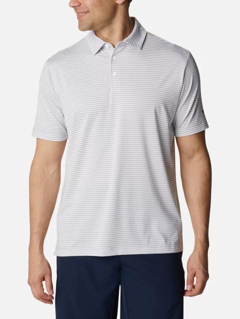 Men's Club Invite Golf Polo Columbia Grey